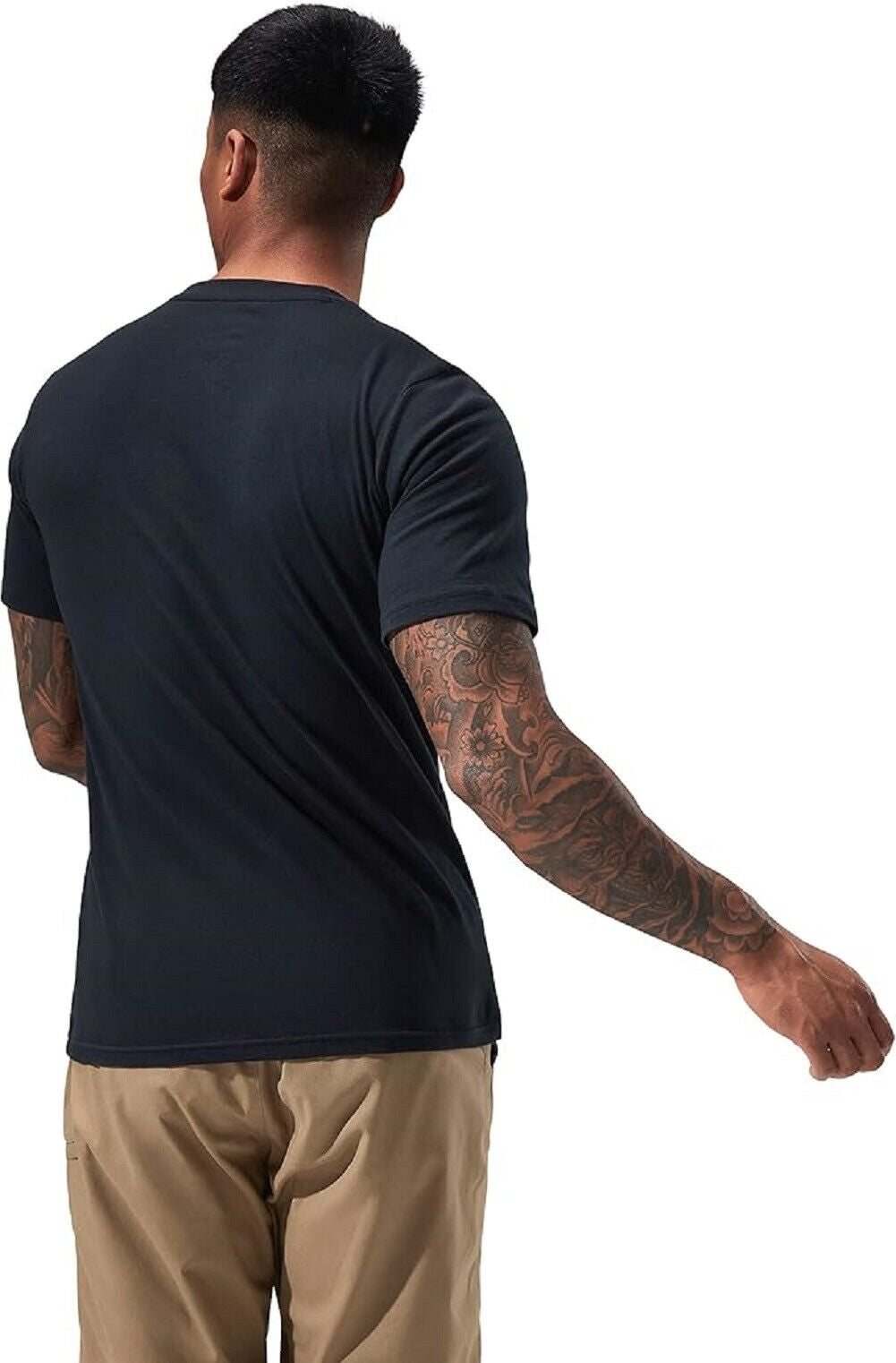 Mens Berghaus T Shirt Organic 100% Cotton Classic Logo Crew Neck Tee