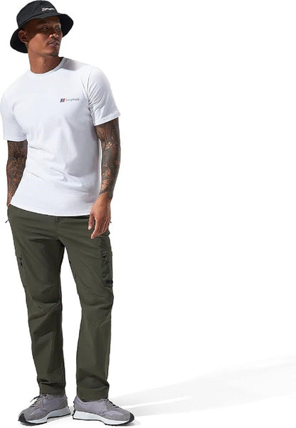 Mens Berghaus T Shirt Organic 100% Cotton Classic Logo Crew Neck Tee